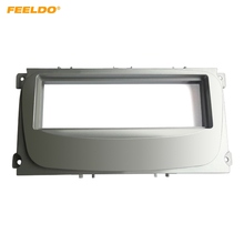 FEELDO Car Stereo CD Radio Fascia Frame For Ford Focus II Mondeo S-Max C-Max Galaxy II Kuga Audio Plate Panel Frame Installation 2024 - buy cheap