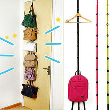 Popular Adjustable Over Door Straps Hanger Hat Bag Coat Clothes Rack Hooks 2024 - buy cheap