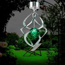 LED Solar Wind Chime Light Colorful Hanging Spinner Lamp Solar Garden Wind Chime Light for Home luz solar led para exterior 2024 - buy cheap