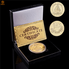 Коллекционная Золотая/Посеребренная и плакированная монета 1912 R.M.S Titanic April, 1 унция, белая звезда, линия, Коллекционная монета с роскошной коробкой для подарка 2024 - купить недорого