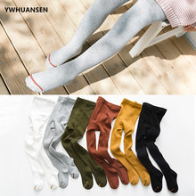 YWHUANSEN 6 Colors Classical Striped Children's Tights for Girls Spring Autumn Winter Kids Tights Cotton Baby Stocking Pantyhose 2024 - buy cheap