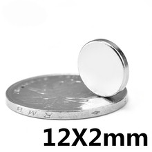 50pcs  12 x 2mm Powerful Super Strong Rare Earth Neodymium Disc Magnets 12x2 mm n35 Small Round Magnet 2024 - buy cheap