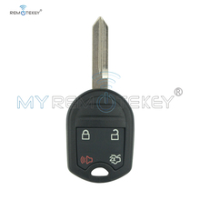 Remtekey capa de chave remota 164-r8073, para ford edge 4 botões fo38, lâmina de chave 2007 2008 2009 2010 2011 2024 - compre barato