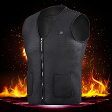 Electric USB Heated Warm Vest Men Women Heating Coat Jacket Clothing Warm Up Jacket for Winter Motorcycle Travelling Hiking 2024 - buy cheap