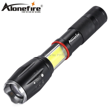 Фонарик AloneFire G701, 18650 лм, CREE XM-L T6, светодиодный алюминиевый водонепроницаемый тактический масштабируемый фонарь, COB Магнитный фонарь, батарея AAA 2024 - купить недорого