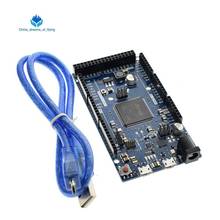 Официальная совместимая плата DUE R3 SAM3X8E, 32-битная рукоятка/Mega2560 R3 Duemilanove 2013 для Arduino Due Board с кабелем 2024 - купить недорого