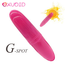 EXVOID губная помада вибратор точки G для стимуляции клитора водонепроницаемый портативный вибратор-массажер для пули интимные игрушки для женщин 2024 - купить недорого