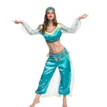 Halloween Party Stage Cosplay Bollywood Cleopatra Costume Sexy Arab Dance Costume Indian Girl Egyption Belly Dance Fancy Dress 2024 - buy cheap