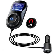 FM передатчик AUX модулятор Bluetooth Handsfree автомобильный комплект автомобильный аудио mp3-плеер двойной USB зарядное устройство Быстрая зарядка FM модулятор Новый 2024 - купить недорого