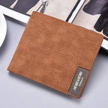 Short Purse male Fashion Casual Canvas Wallet Ultra-thin Soft Noodle Wallet Business Men's Wallet Credit Card Holder Small Purse 2024 - buy cheap