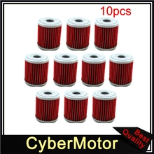 10x Oil Filter For SUZUKI RMZ250 KAWASAKI KX250 BETA EVO 250 300 RMZ450 2024 - buy cheap