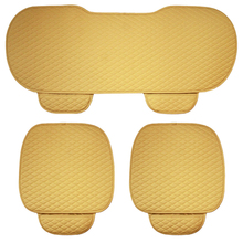 Beige Color Car Seat Covers PU Leather Universal Auto Interior Accessories Four Season Car-styling 2024 - buy cheap