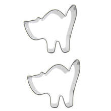 Cat shape 2 pieces biscuit cutting molds,  baking tools, cake decorating soft candy tools. 2024 - buy cheap