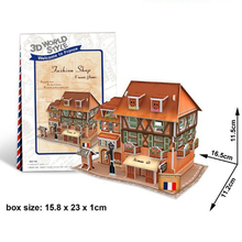 DIY Miniature Dollhouse Wooden Furniture Kit Handmade Crafts French Loft Apartment Model 1/24 Scale Puzzle Doll House Toys 2024 - buy cheap