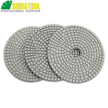 SHDIATOOL Diameter 100mm/4" Premium 3-Steps Diamond Polishing Pads Resin Bond Sanding Discs high quality For Stone marble 2024 - buy cheap