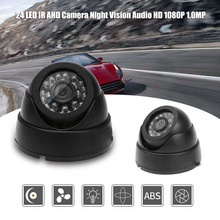 Автомобильный Стайлинг камеры 24LED IR AHD Camera ночного видения аудио HD 720P 1080P Автомобильная камера для Фольксвагена/Kia/Honda 2024 - купить недорого