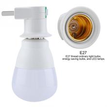 Soporte de lámpara E27, adaptador de soporte para montura con interruptor de Control, enchufe de pared E27 US 2024 - compra barato