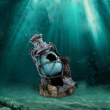 Мини Маяк моделирование орнамент аквариум озеленение Escape Cave Hideaway рыбы и креветки миски для украшения аквариума 2024 - купить недорого