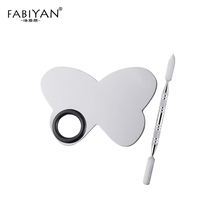 Nail Art Stainless Steel Butterfly Palette Spatula Mixing Makeup Foundation  Cosmetic Eye Shadow Pigment Tool 2024 - buy cheap