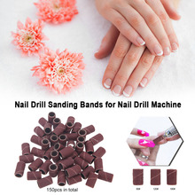 150pcs/pack Sanding Bands for Manicure Pedicure Nail Drill Machine 80# 120# 180# Each Size 50pcs 2024 - buy cheap