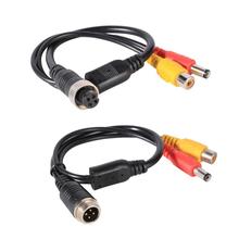 M12 4Pin Aviation Head to RCA Female DC Male Extension Cable Adapter for CCTV Camera Security DVR 2024 - buy cheap