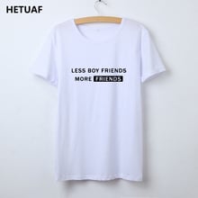 HETUAF-Camiseta divertida Mujer, la moda para camiseta a niños, amigos, más amigos, Tops de verano, camisetas informales para Mujer 2024 - compra barato
