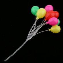 Balões em formato oval coloridos 1/12, acessórios para decoração de casas de bonecas em miniatura 2024 - compre barato