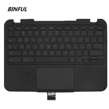 Cubierta de reposamanos 37NL6TC0040 para Lenovo Chromebook N21, cubierta de reposamanos para portátil con panel táctil para teclado de EE. UU., 5CB0H70355 carcasa de plástico, novedad 2024 - compra barato