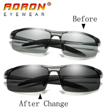 AORON-gafas de sol polarizadas fotocromáticas para hombre y mujer, lentes de visión diurna y nocturna, con decoloración 2024 - compra barato