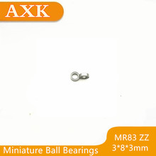 Rodamientos de Abec-3 Mr83zz en miniatura, Bola de cojinetes Zz R-830 Mr83z, 3x8x3 Mm, gran oferta, 2021 2024 - compra barato