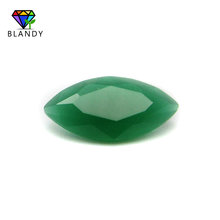 Tamaño 1,5x3 ~ 8x16mm, forma Marquesa, corte a máquina, piedra de vidrio verde con cuentas de Color malayo, Jades de Color, gemas sintéticas para joyería 2024 - compra barato