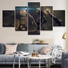 Print Modular Pictures Framework High Quality Canvas Home Decor Living Room 5 Piece NieR Automata YoRHa Painting Wall Art Poster 2024 - buy cheap