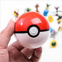Творческий покебол Pikachu 7 см, косплей, всплывающая детская игрушка, подарок на день рождения, Лидер продаж 2024 - купить недорого