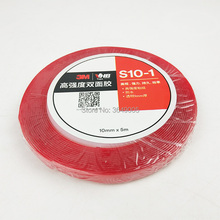 1Roll 10mm x 5M S10 Clear 3M VHB 4910 Heavy Duty Double Sided Adhesive Acrylic Foam Tape 2024 - buy cheap