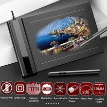 S640 Graphic Drawing Tablet 5080LPI  6X4 Inch Digital Drawing Pad with Battery-free Pen Writing Painting Tablet Drawing Board 2024 - buy cheap