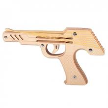 learning 3D Wooden Guns Puzzle Assembly Kit Toy Educational Crafts Jigsaw Assembly Model Gift for children 2024 - buy cheap