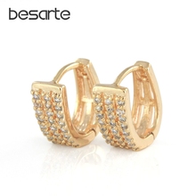 Gold Hoop Earrings for Women Boucle d'oreille Femmes Orecchini Donna Auskarai Brincos Oorbellen Earings Valentine Kupe E0925 2024 - buy cheap