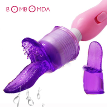 Vibrador de lengua de silicona AV Wand para mujer, Juguetes sexuales para estimular el clítoris, estimulador de clítoris G Sport AV, masajeador de pezones, estimulación de la cabeza 2024 - compra barato