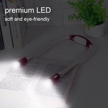 Flexible Handsfree LED Neck Hanging Hug Light Hands Free Adjustable Bendable Lamp Night Reading Knitting Book Reading Light 2024 - buy cheap