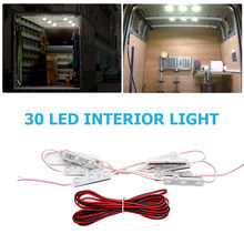 Kit de luces blancas para caravana, 30 luces LED de Interior superbrillantes, 12V, 14w 2024 - compra barato