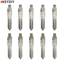 5/15/50pcs Uncut Metal NO. 09 2 in 1 LiShi Scale Blank Car Key KD MINI/KD900 Remote Blade MZA24 With Tick Marks for Old Mazda 2024 - buy cheap