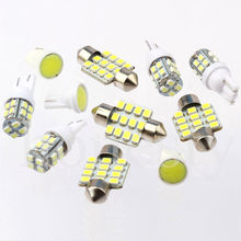 11PCS LED Lights Interior Package T10 W5W 31mm Map Dome License Plate For TOYOT 2024 - buy cheap