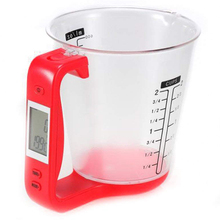 Measuring Cup Scale with LCD Display Kitchen Jug Digital Food Liquid Measure Containers Tools 2024 - buy cheap