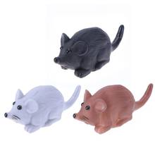 Кошка маленькая игрушечная мышь игрушки забавная собака пищалка для щенят жевательная игрушка 2024 - купить недорого