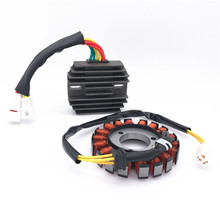 Magneto kit retificador de voltagem + estator elétrico para alternador suzuki gsxr600 gsxr750 2006-16 2024 - compre barato