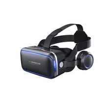 SHINECON 6,0 шлем Vr Очки виртуальной реальности 3 D 3D очки гарнитура шлем для смартфона смартфон Google Cardboard Stere 2024 - купить недорого