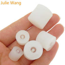 Julie Wang-moldes de silicona redondos transparentes, abalorios epoxi artesanales, molde de fundición, joyas de cuentas, herramienta de fabricación, 8-16mm, 5 uds. 2024 - compra barato