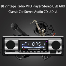 Bt Vintage Radio MP3 Player Stereo USB AUX Classic Car Stereo Audio U Disk For Tesla Model 3 Bmw Ford VW Volkswagen Audi Peugeot 2024 - buy cheap