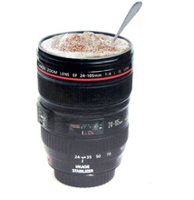 Термос для объектива камеры для Canon EF 24-105 мм кофейная кружка чашка из нержавеющей стали с крышкой для питья 2024 - купить недорого