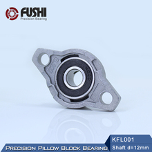 KFL001 подшипники 12 мм диаметр вала (10 шт.) KFL из сплава цинка, блок фланцевых подшипников KFL001 FL001 2024 - купить недорого